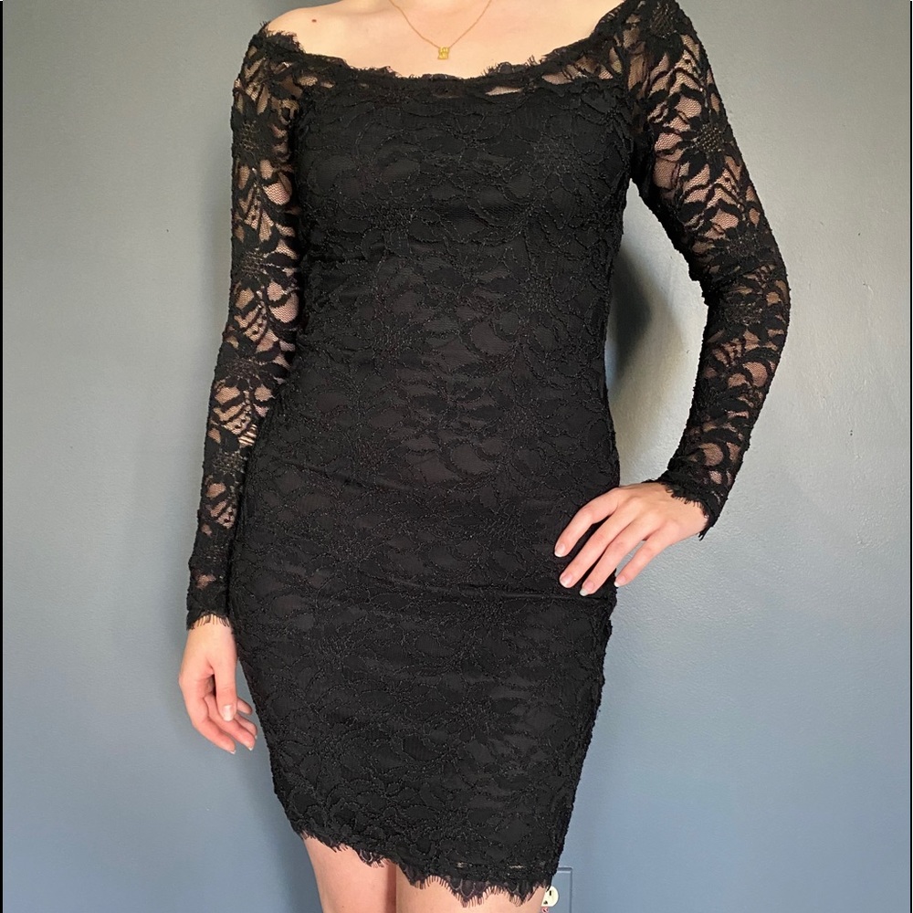 Blk cocktail dress